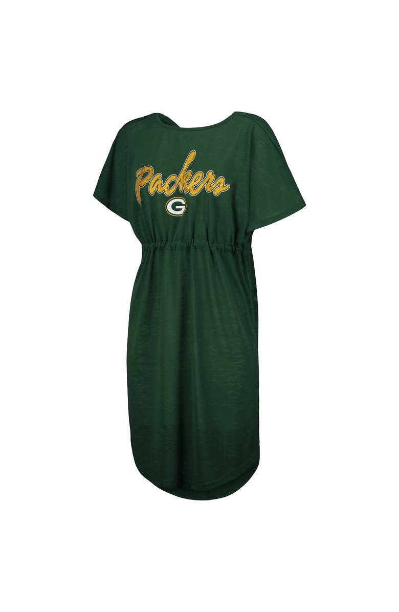 G-III 4HER BY CARL BANKS Women's G-III 4Her by Carl Banks Green Green Bay Packers Versus Swim Cover-Up, Alternate, color, Green