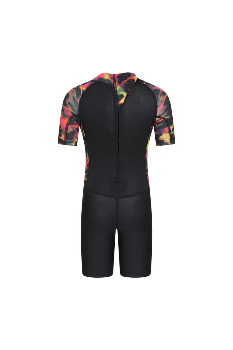 Childrens/Kids Shorty Printed Wetsuit, Alternate, color, Red