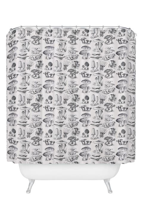 Mushroom Collection Shower Curtain