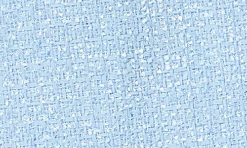 Shop Endless Rose Tweed Minidress In Powder Blue