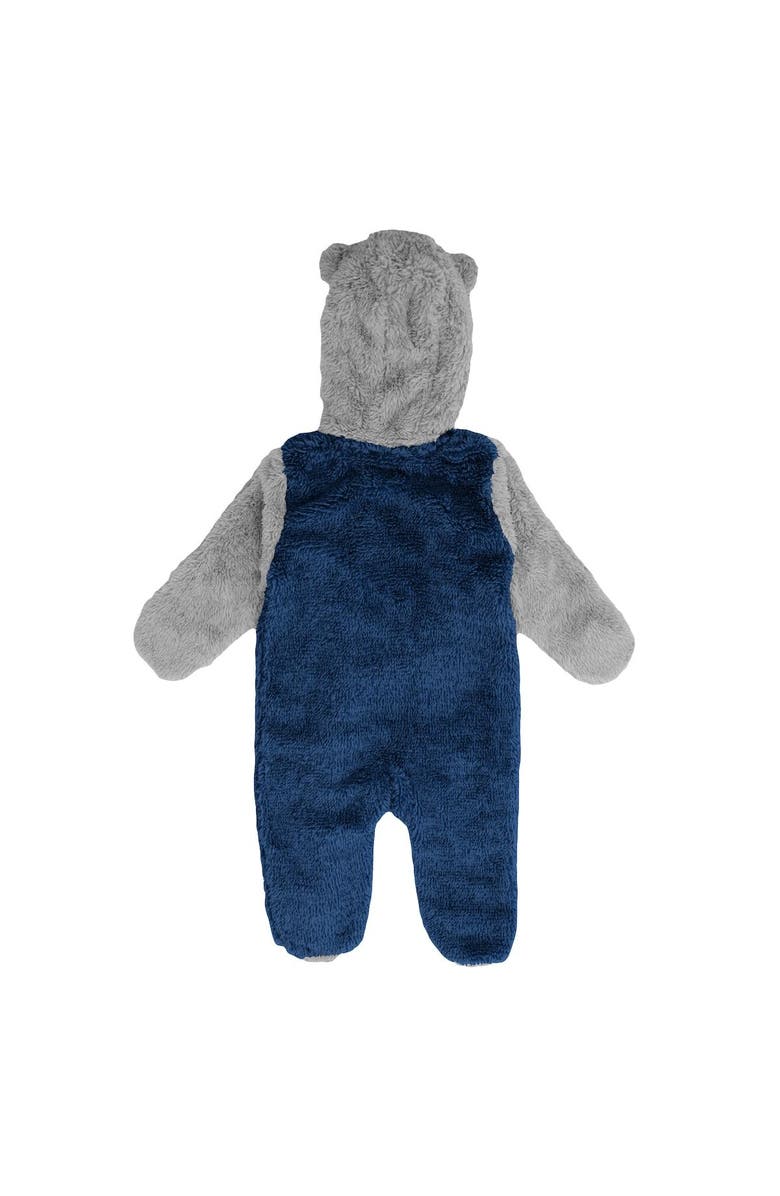 Outerstuff Newborn & Infant Navy Montreal Canadiens Game Nap Teddy Fleece Bunting Full-Zip Sleeper, Alternate, color,