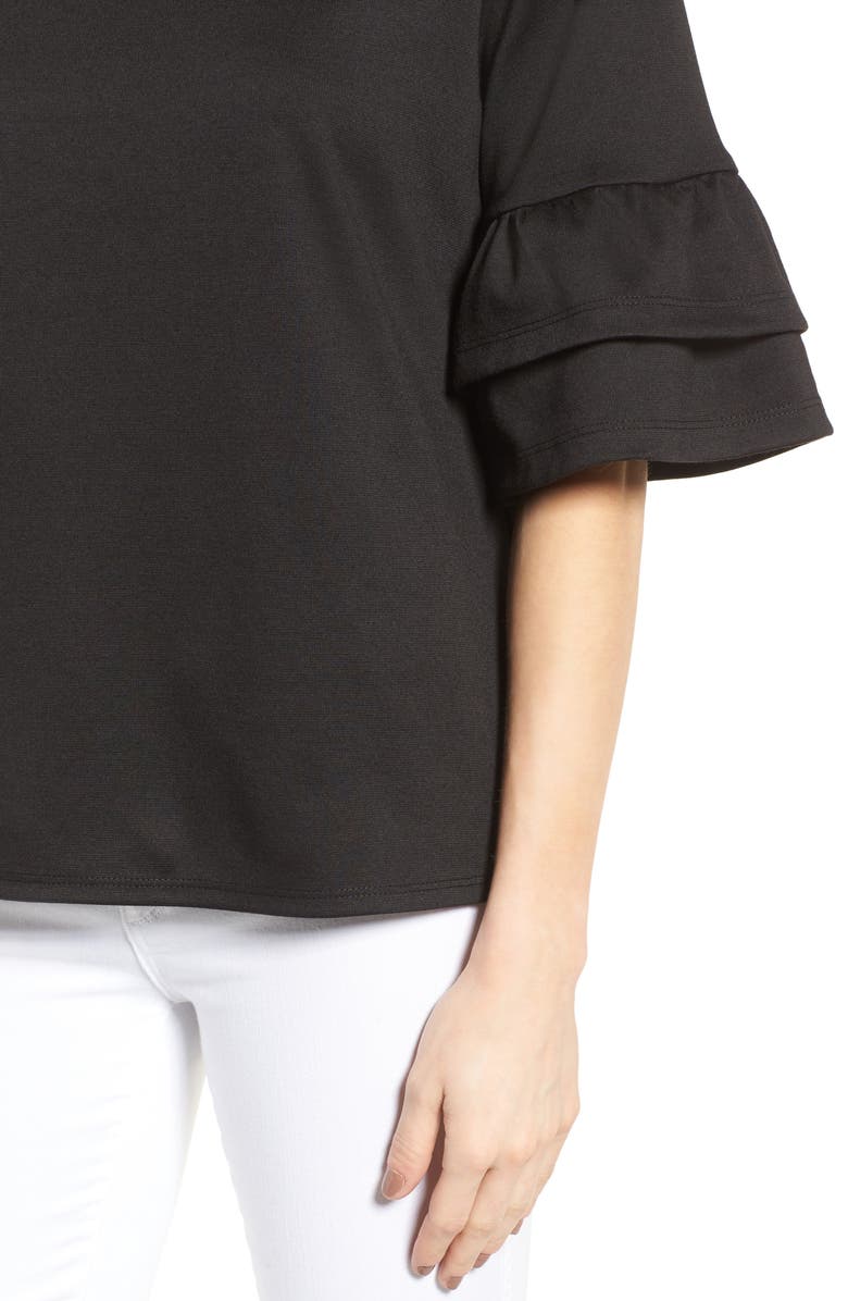 Halogen<sup>®</sup> Ruffle Sleeve Top, Alternate, color,