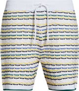 Casablanca Cotton Tuck Stitch Sweater Shorts