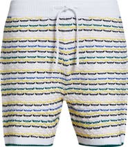 Casablanca Cotton Tuck Stitch Sweater Shorts