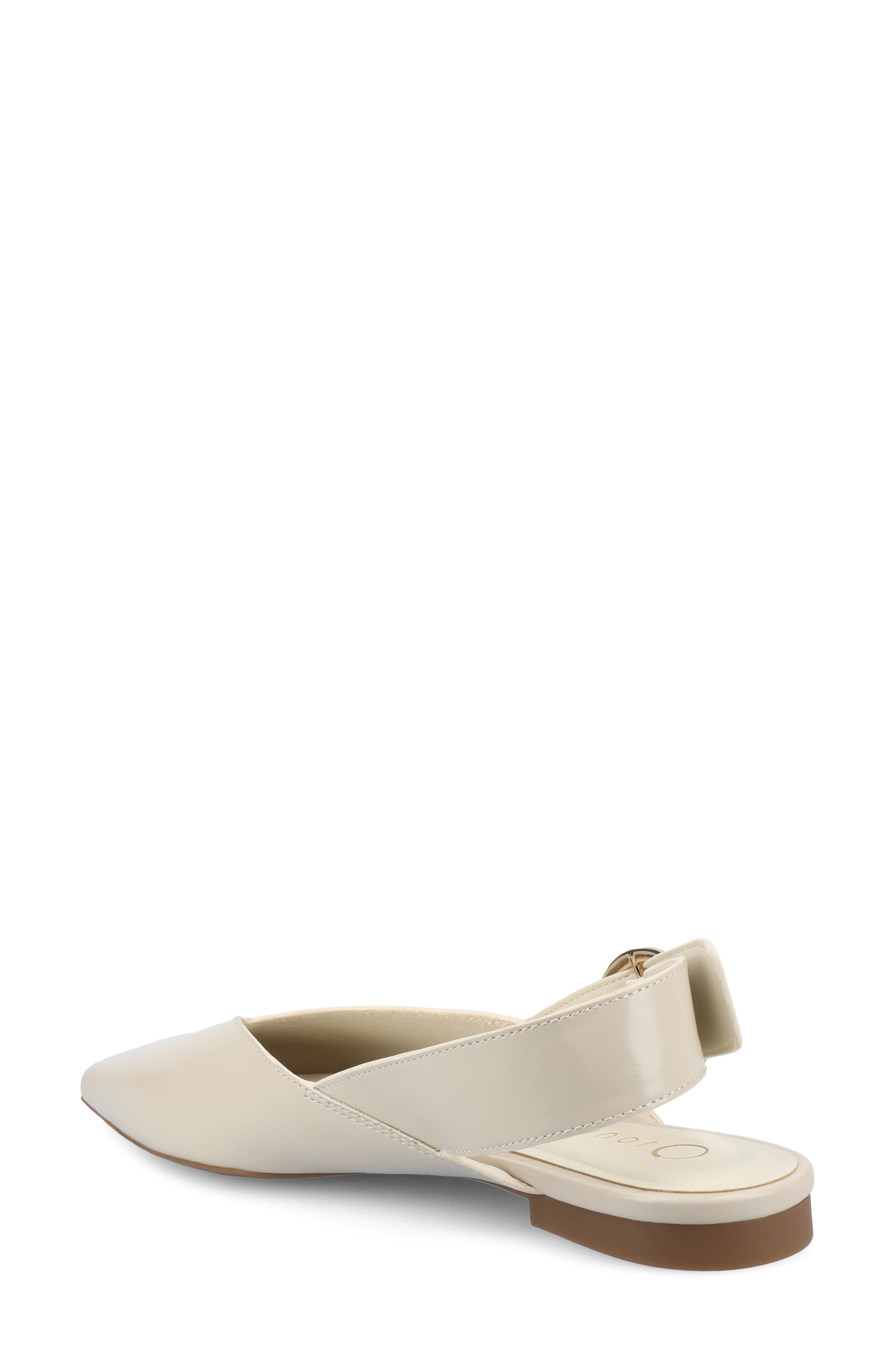 Jacqueline Slingback Flat, Alternate, color, BONE