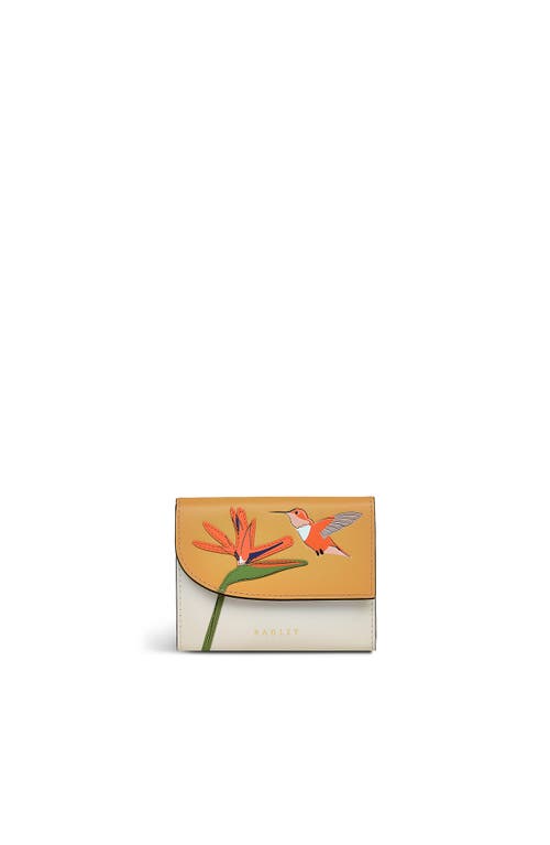 Radley Bird Of Paradise Small Trifold Purse In Yellow