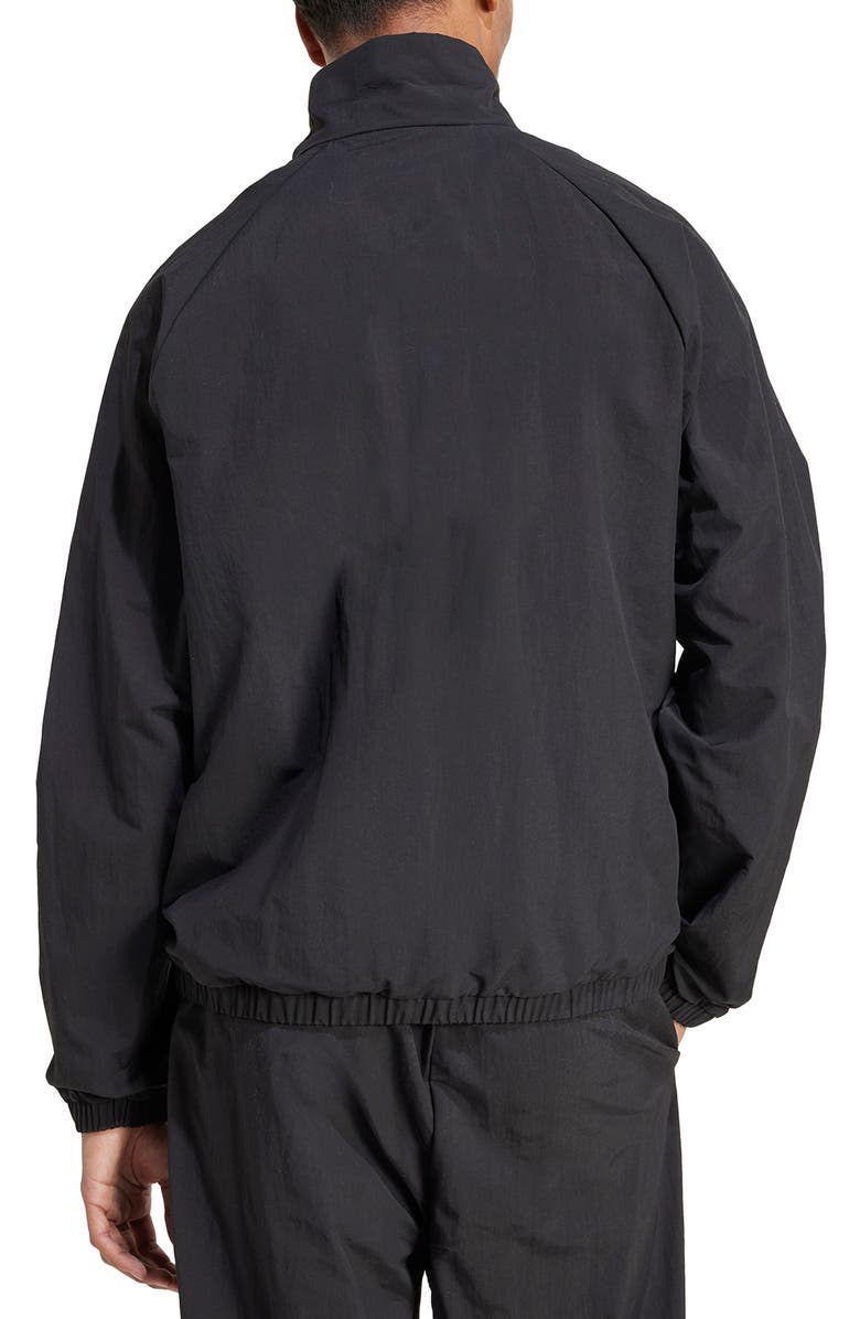adidas Essential Logo Windbreaker, Alternate, color, Black/ White