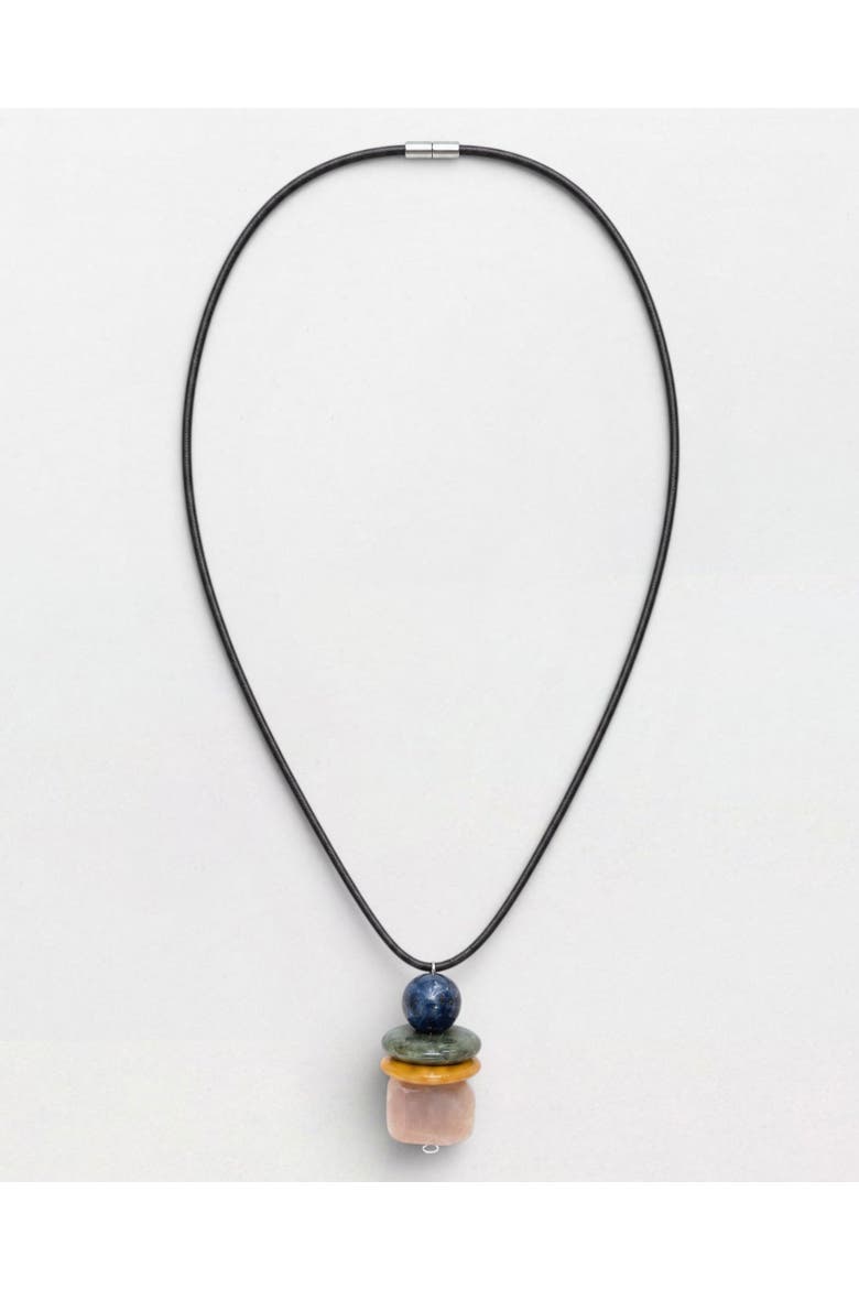 Indigo Necklace, Main, color, Denim