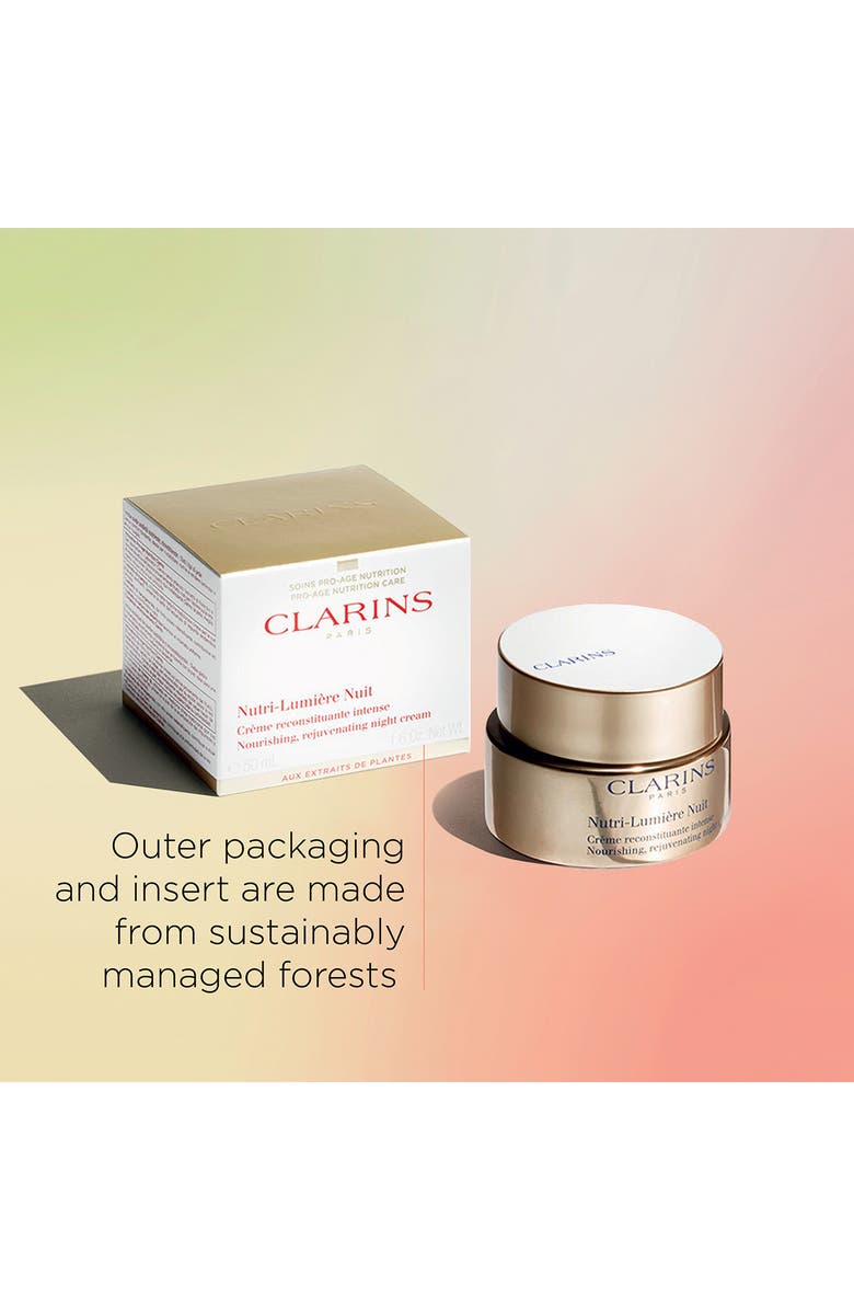 Clarins Nutri-Lumiere Anti-Aging & Nourishing Night Moisturizer, Alternate, color,