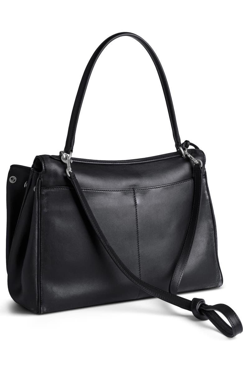 Balenciaga Rodeo Leather Shoulder Bag, Alternate, color,