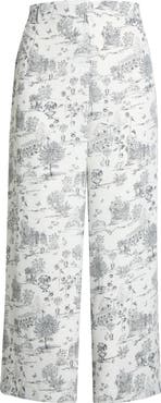 SUGARLIPS Renzo Toile Mulvane Wide Leg Pants Curve