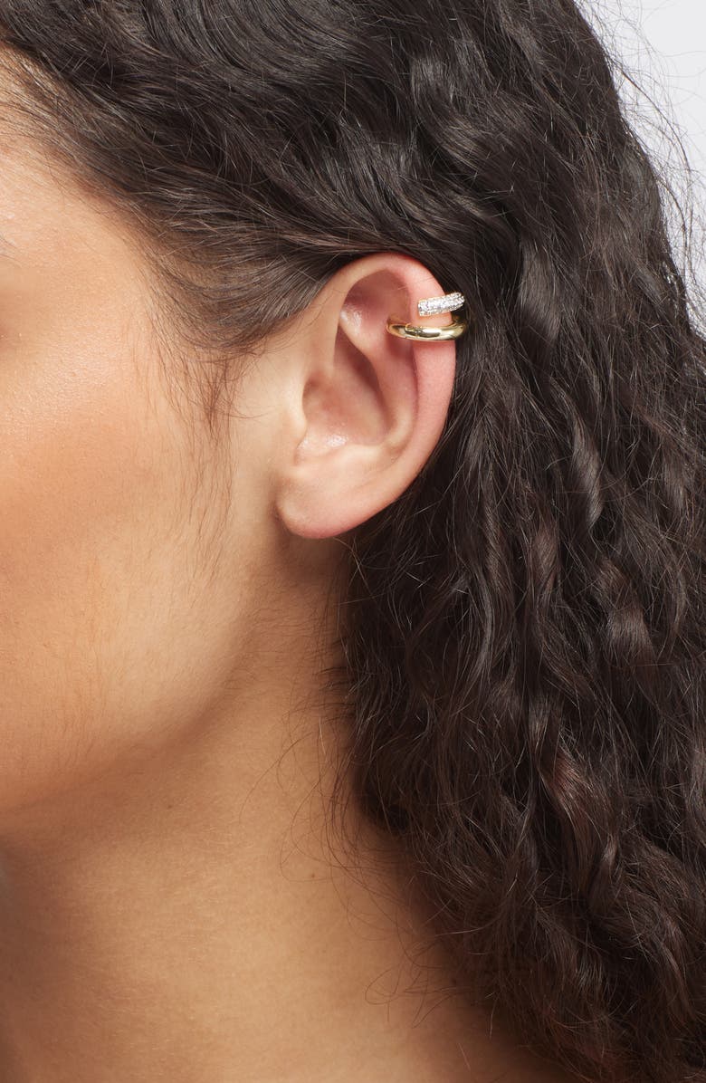Shashi Bree Cubic Zirconia Single Ear Cuff, Alternate, color, 