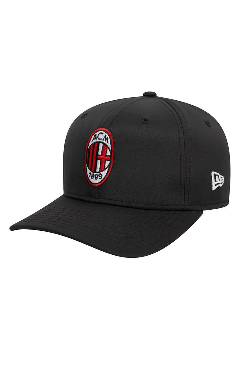 New Era Men's New Era Black AC Milan Core Flex Hat, Main, color, 