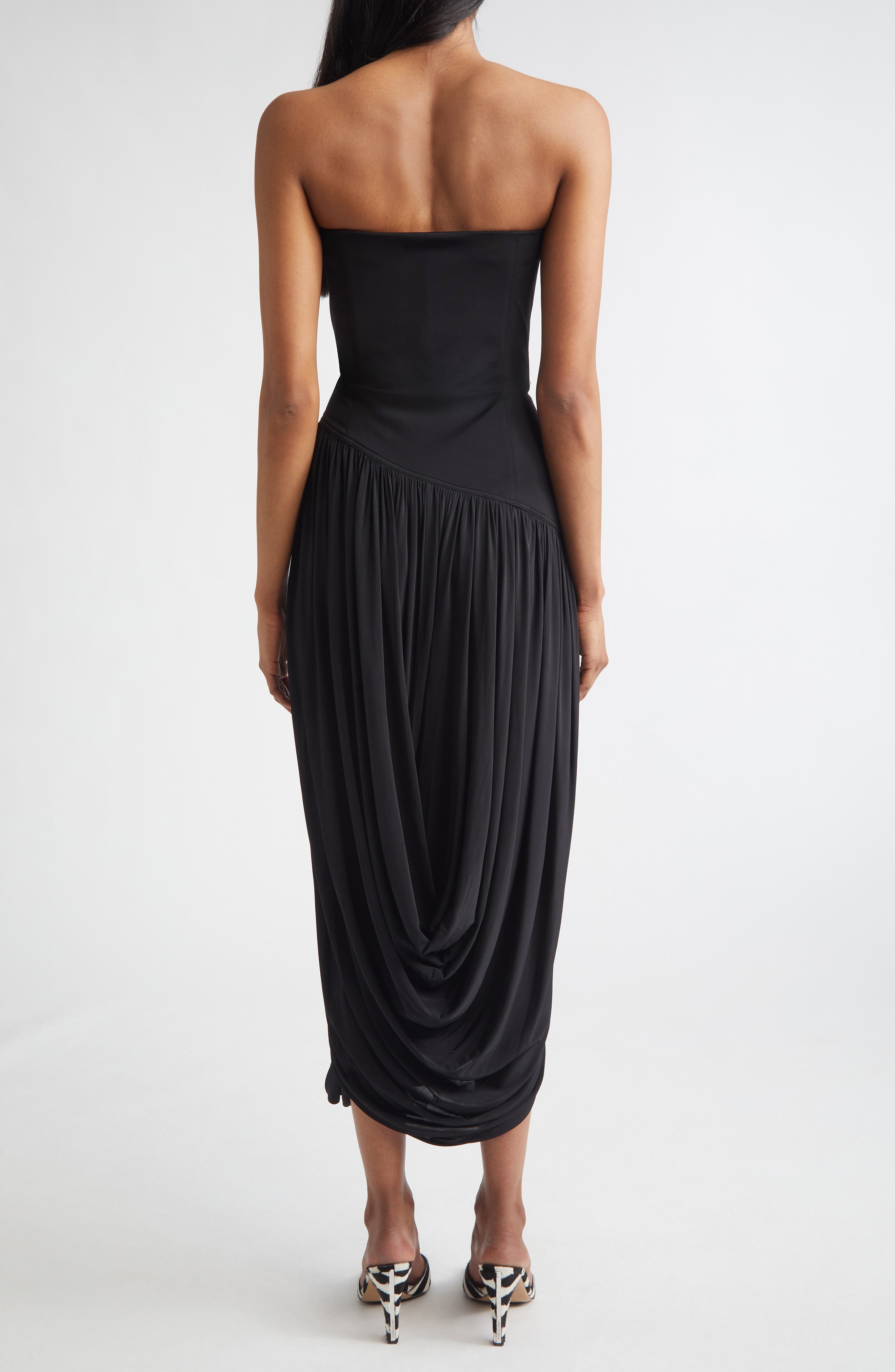Bustier Jersey Gown - image 2
