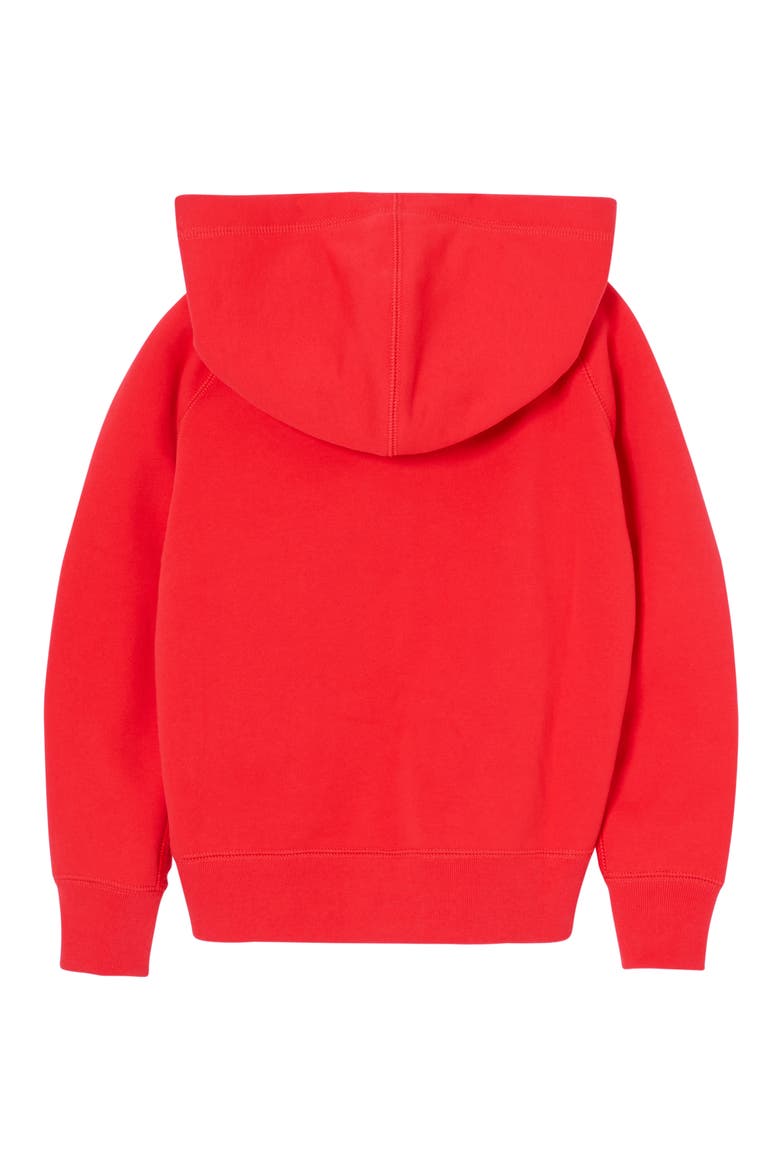 Henry Logo Graphic Cotton Hoodie, Alternate, color, BRIGHT RED