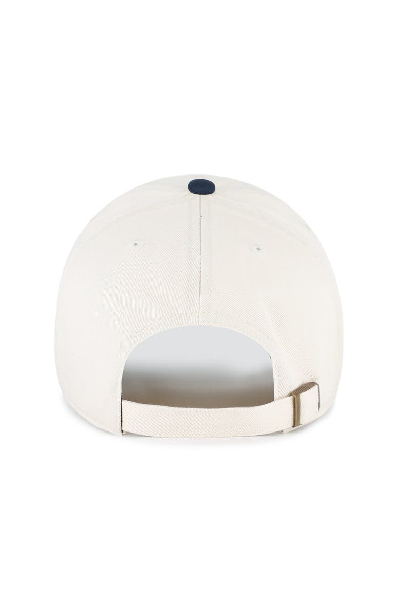 Men's '47  Natural New York Yankees Single Swirl Ice Cream Helmet 2.0 Clean Up Adjustable Hat, Alternate, color, Natural