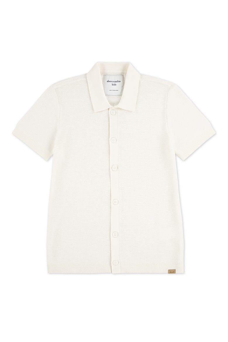 Kids' Swolo Button-Up Sweater Polo, Main, color, JET STREAM