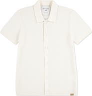 abercrombie kids Kids' Swolo Button-Up Sweater Polo