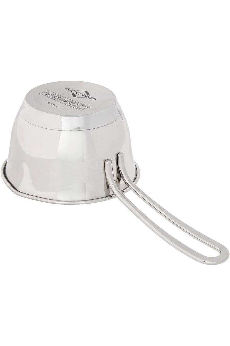 Saucepan w/ Clad Bottom, 0.26 qt., 4-Inch Diameter, Alternate, color, Silver