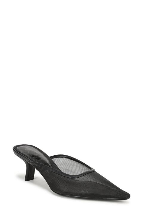 Brandy Mesh Pointed Toe Mule