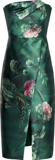 Adeline Strapless Midi Dress