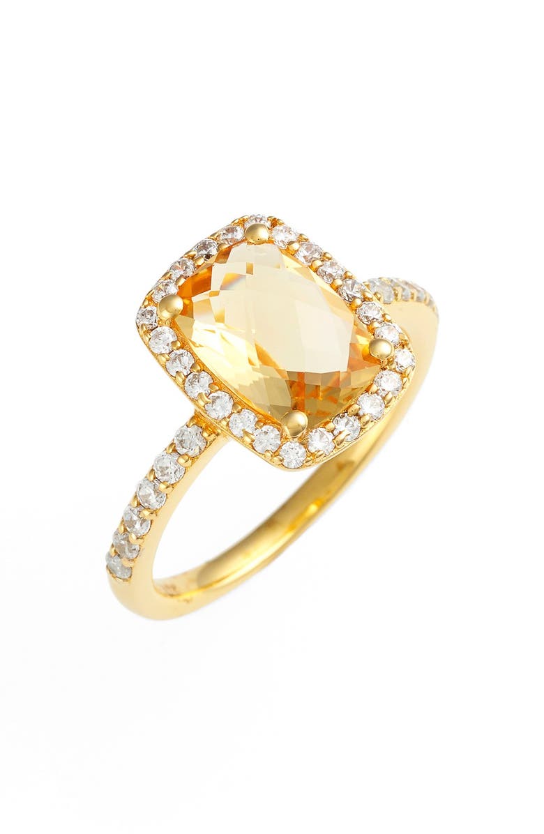 Lafonn 'Aria' Rectangle Cushion Cut Ring, Main, color,