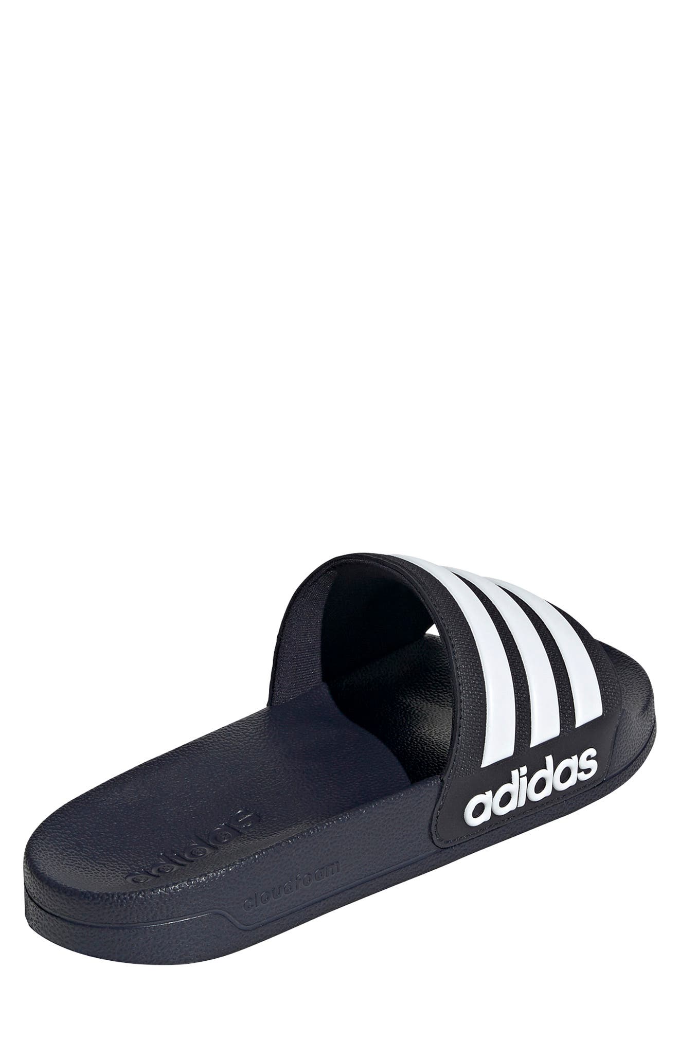 adidas Adilette Shower Slide Sandal, Alternate, color, Legend Ink/Ftwr White