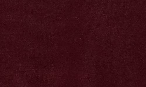 Elodie Tipped Crewneck Sweater In Burgundy