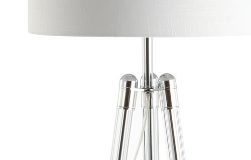 Jonathan Y Arliss 60" Surveyor's Tripod Metal/crystal Led Floor Lamp, Chrome In Chrome