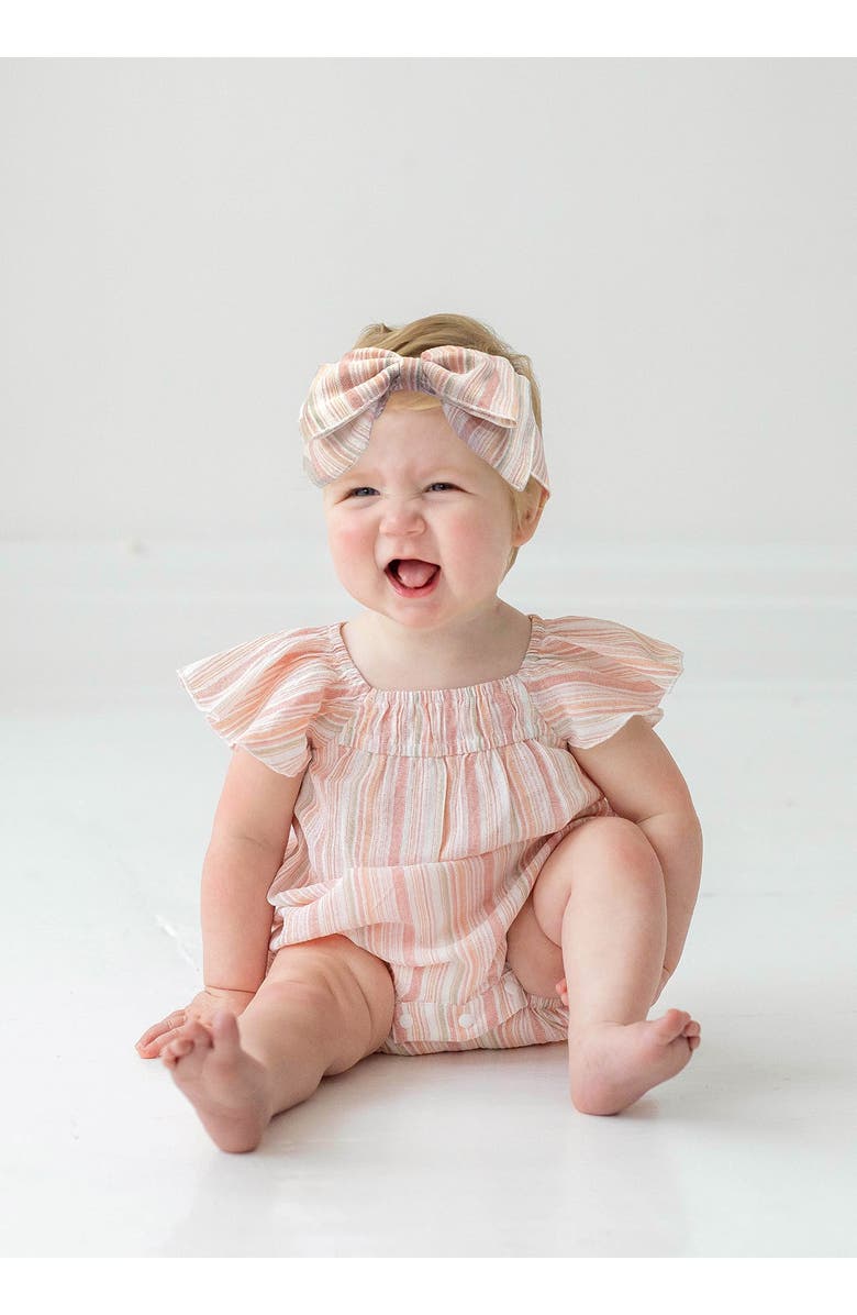 Mabel + Honey Sandy Baby Romper, Alternate, color, Multi