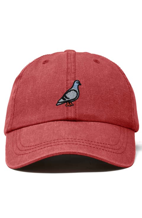 Pigeon Embroidered Everyday Hat