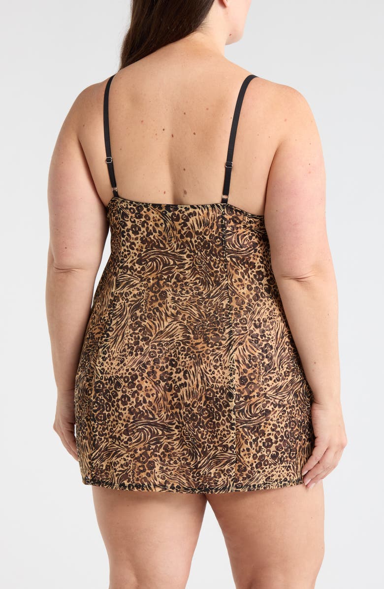 SAVAGE X FENTY Signature Script Slip, Alternate, color, Caramel Beige Savage Instincts