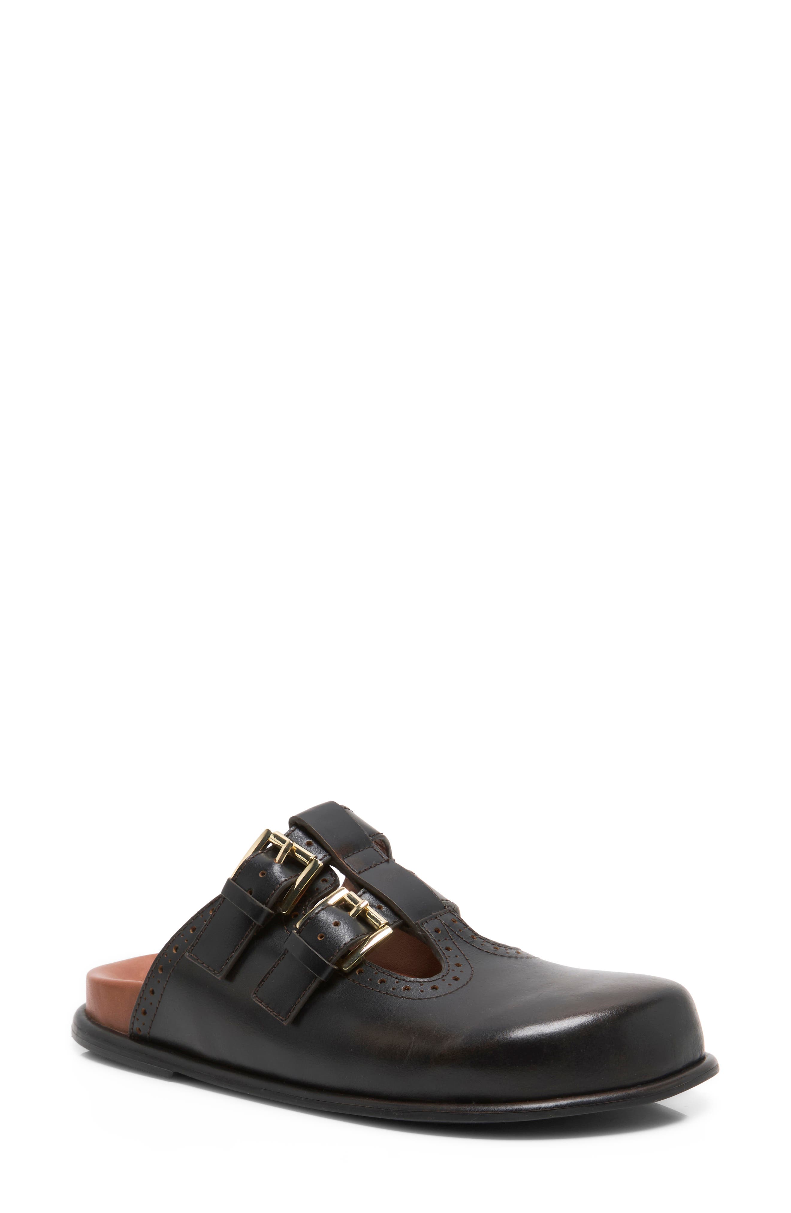 Shoreditch Buckle Mule, Main, color, ESPRESSO