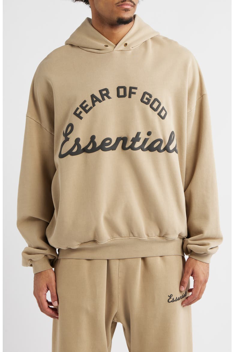 '90s Fit Training Logo Hoodie, Main, color, FADED DUNE