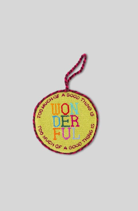 Needlepoint Ornament - Too Much
