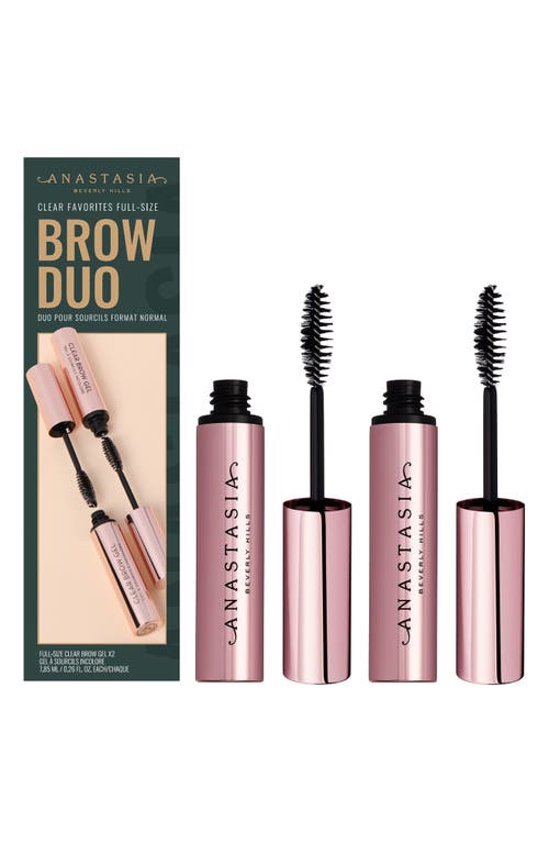 Anastasia Beverly Hills Clear Favorites Full-Size Brow Duo (Limited Edition) $25 Value in Taupe 