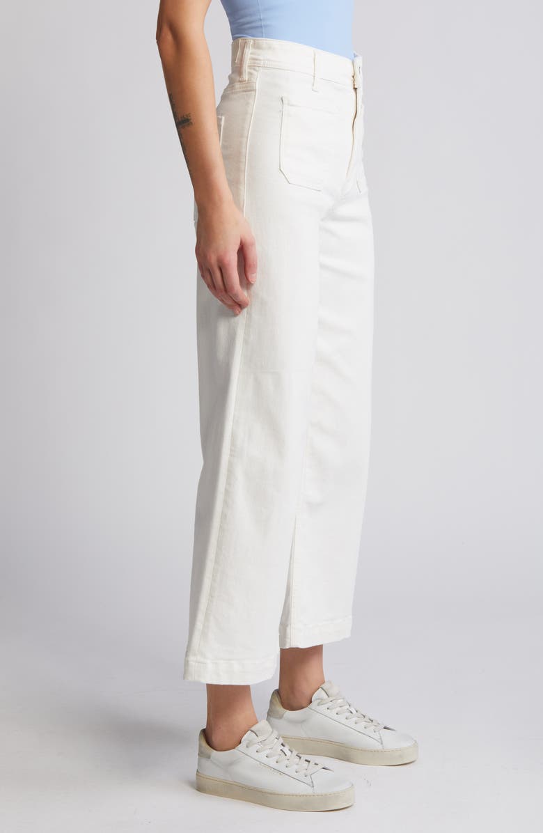 Mavi Jeans Paloma Marine Patch Pocket High Waist Wide Leg Jeans, Alternate, color, 