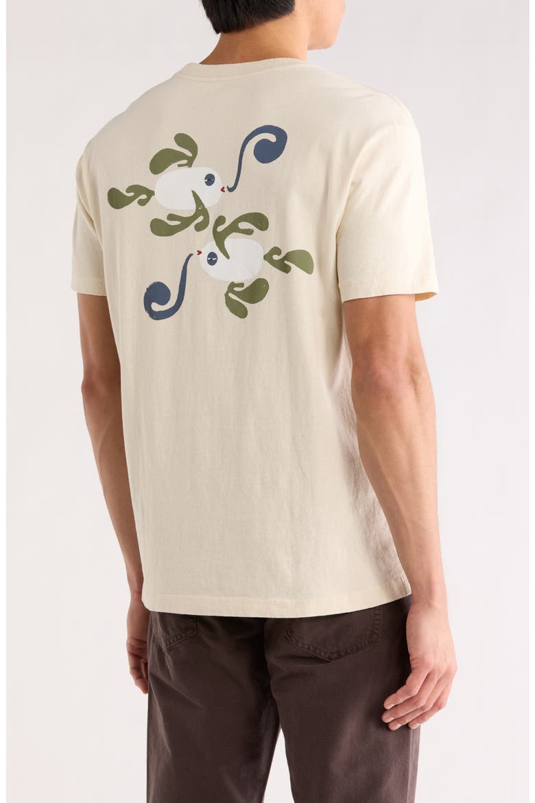 LA Fish School Graphic T-Shirt, Alternate, color, CERAMIC