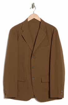 BUCK MASON Cotton Seersucker Blazer