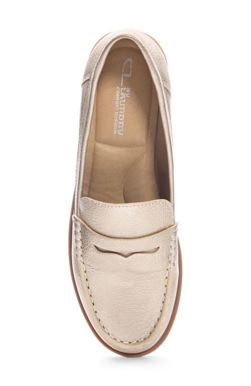 Cl By Laundry Beloved Metallic Penny Loafer In Gold