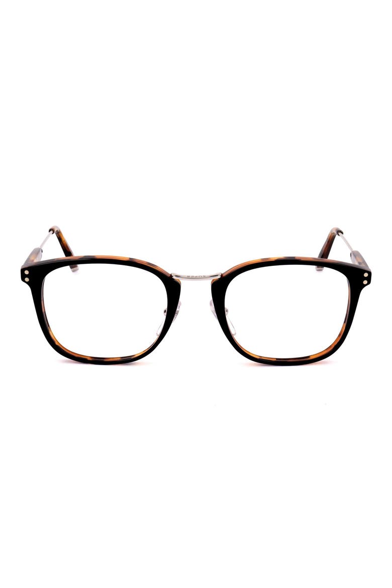 53mm Square Optical Glasses, Main, color, TORTOISE