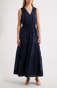 Bernardo Pleated Maxi Dress
