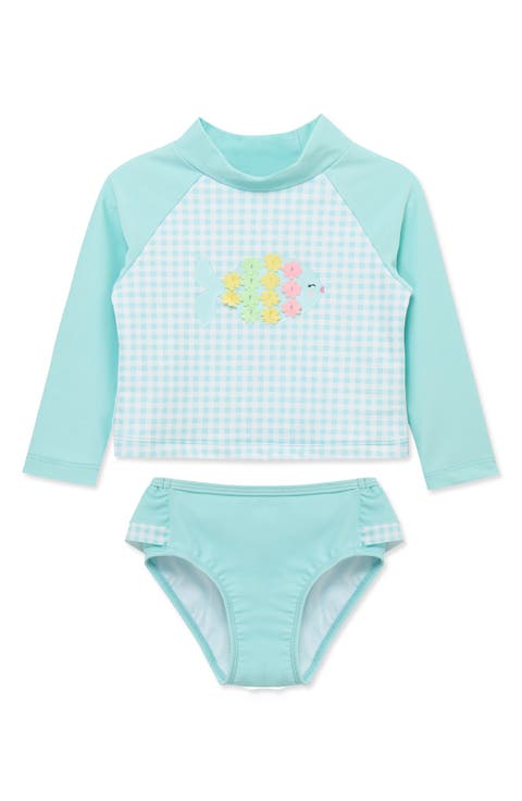 Fish UPF 50+ Rashguard Top & Bottoms Set (Baby)