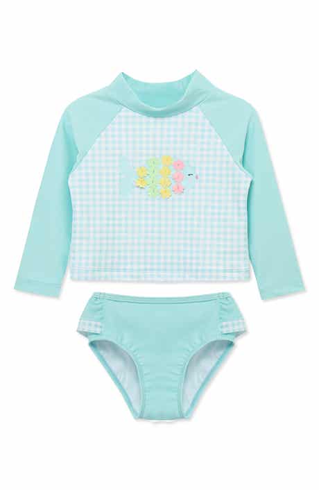 Little Me Fish UPF 50+ Rashguard Top & Bottoms Set