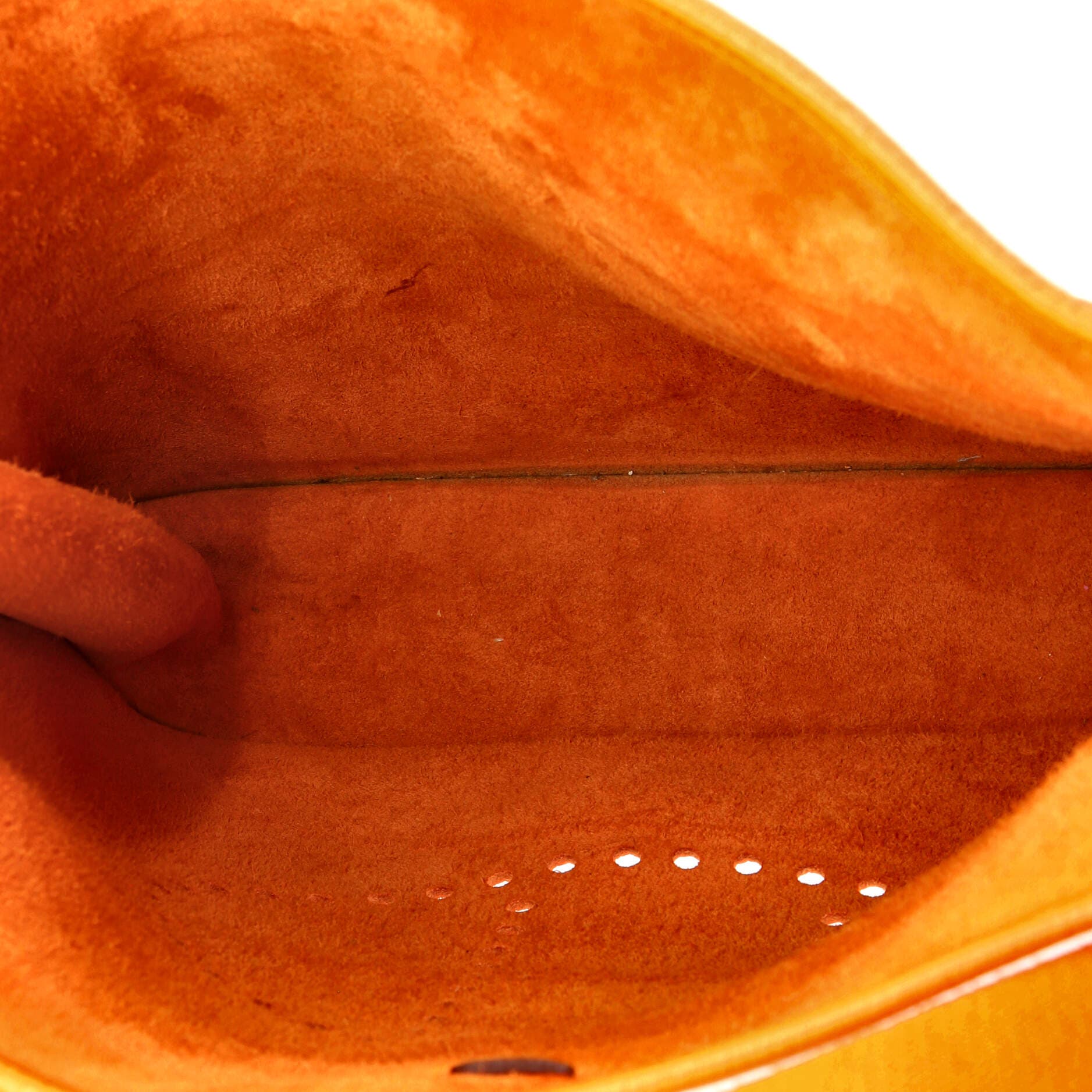 Pre-Owned Hermes Evelyne Bag Gen III Clemence PM, Alternate, color, Orange H