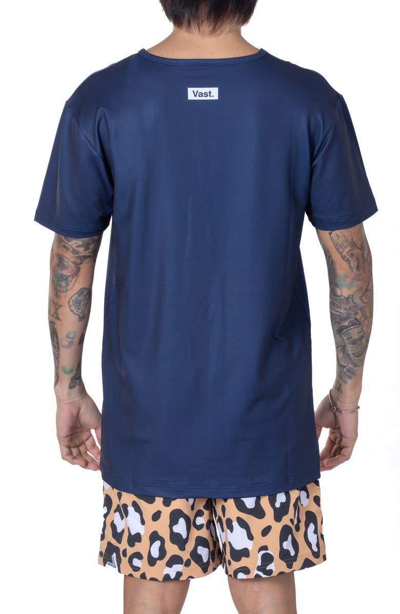 VAST Logo Aqua Terra Performance T-Shirt, Alternate, color, 