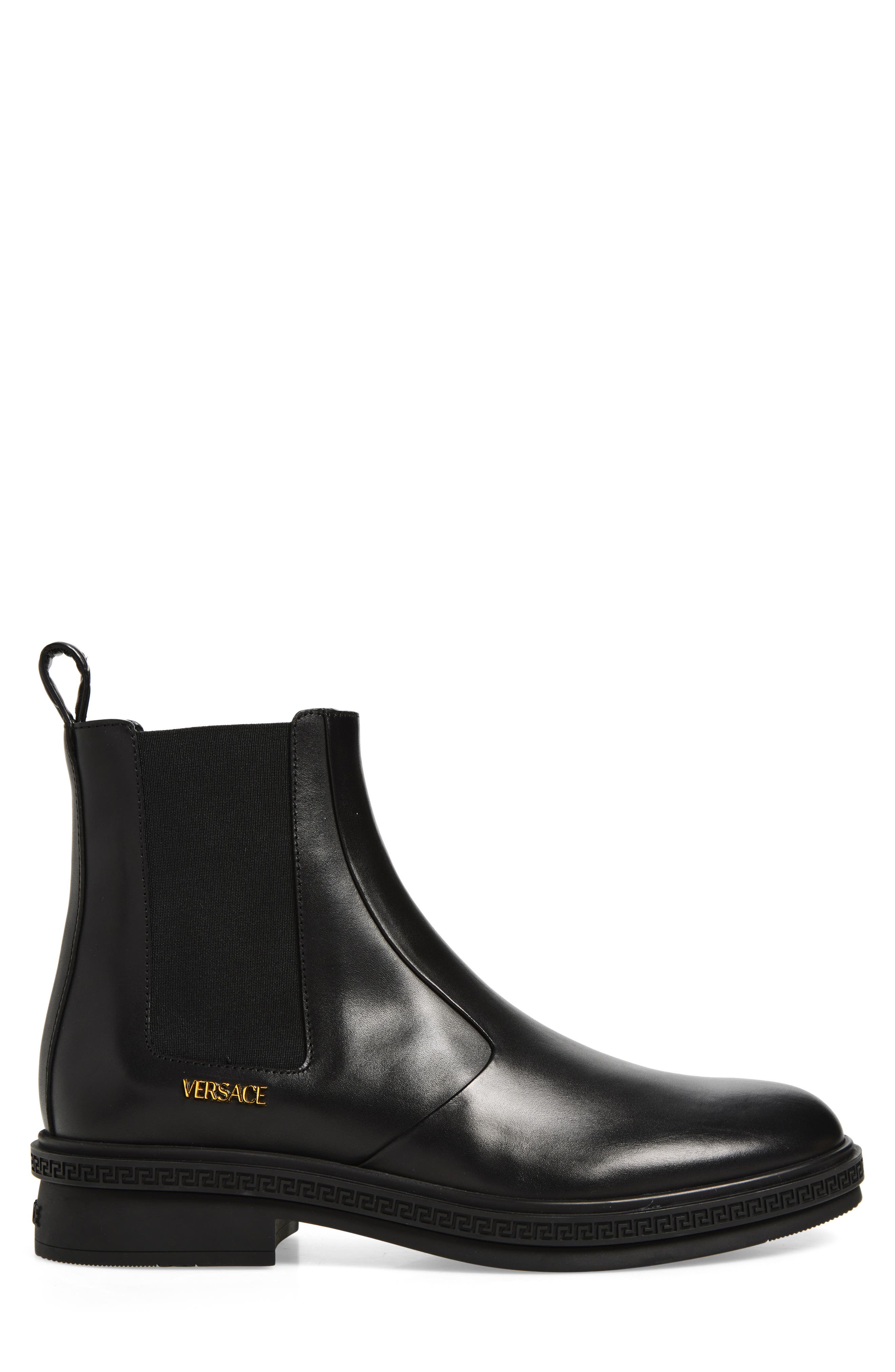 Versace Chelsea Boot, Alternate, color, 