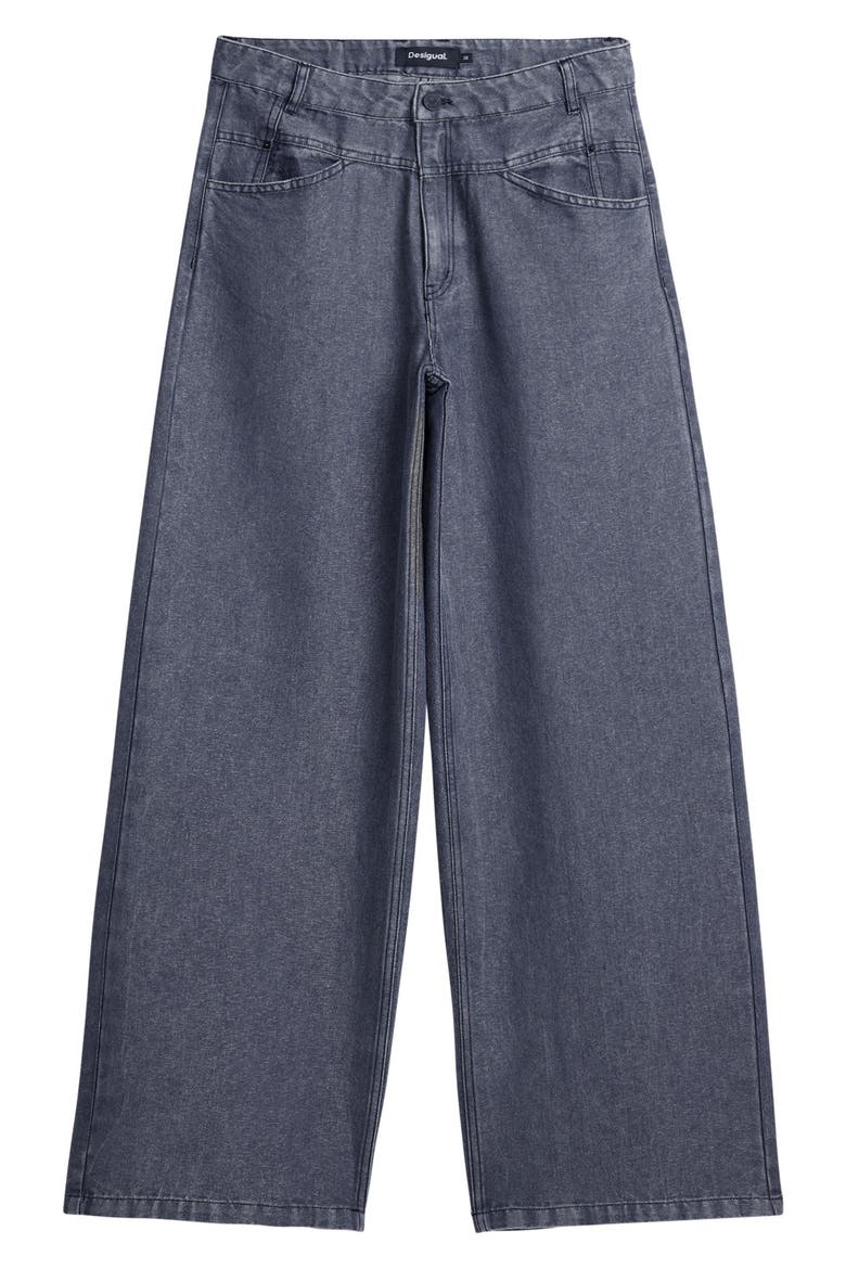 Wide Leg Jeans, Alternate, color, GREY