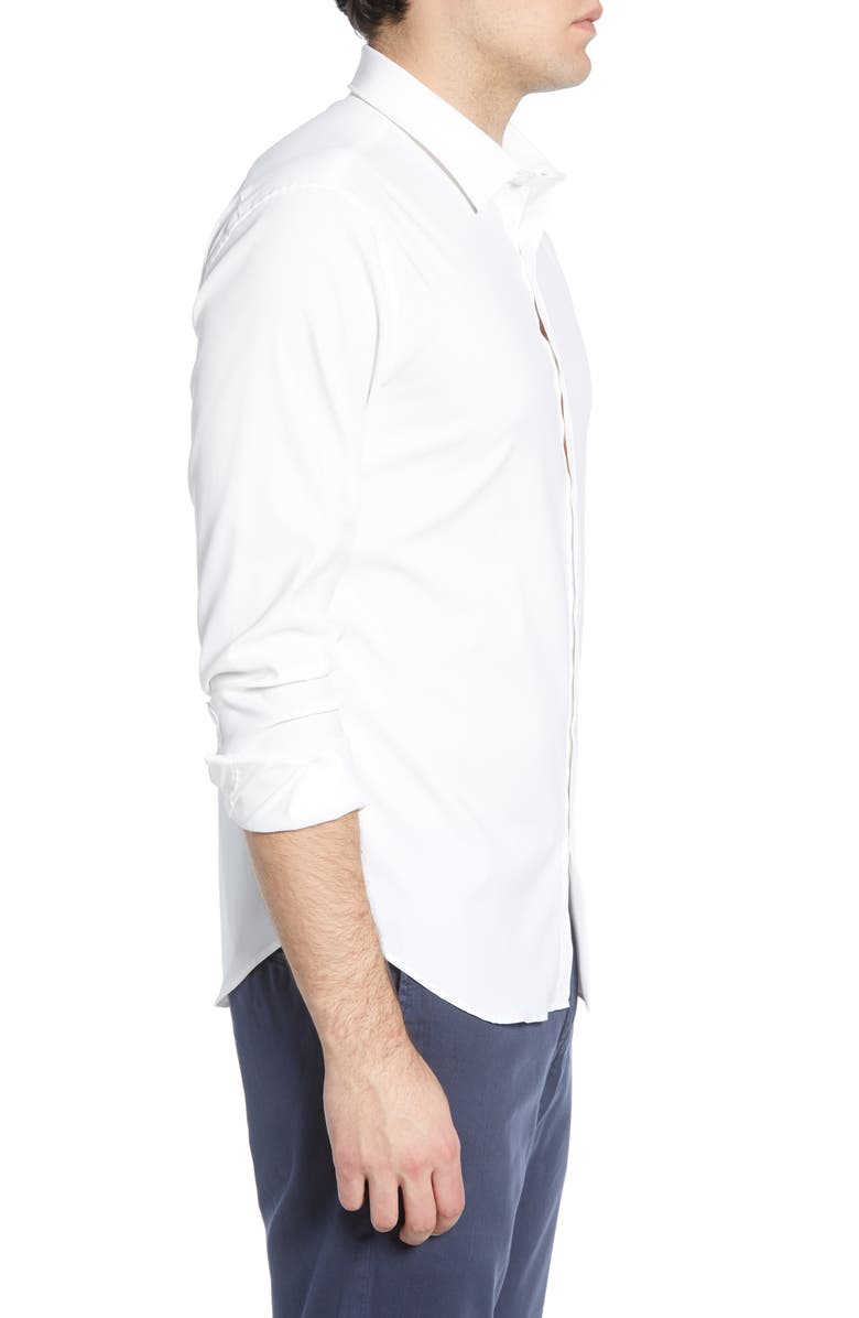 Bonobos Solid Button-Up Performance Shirt, Alternate, color, 