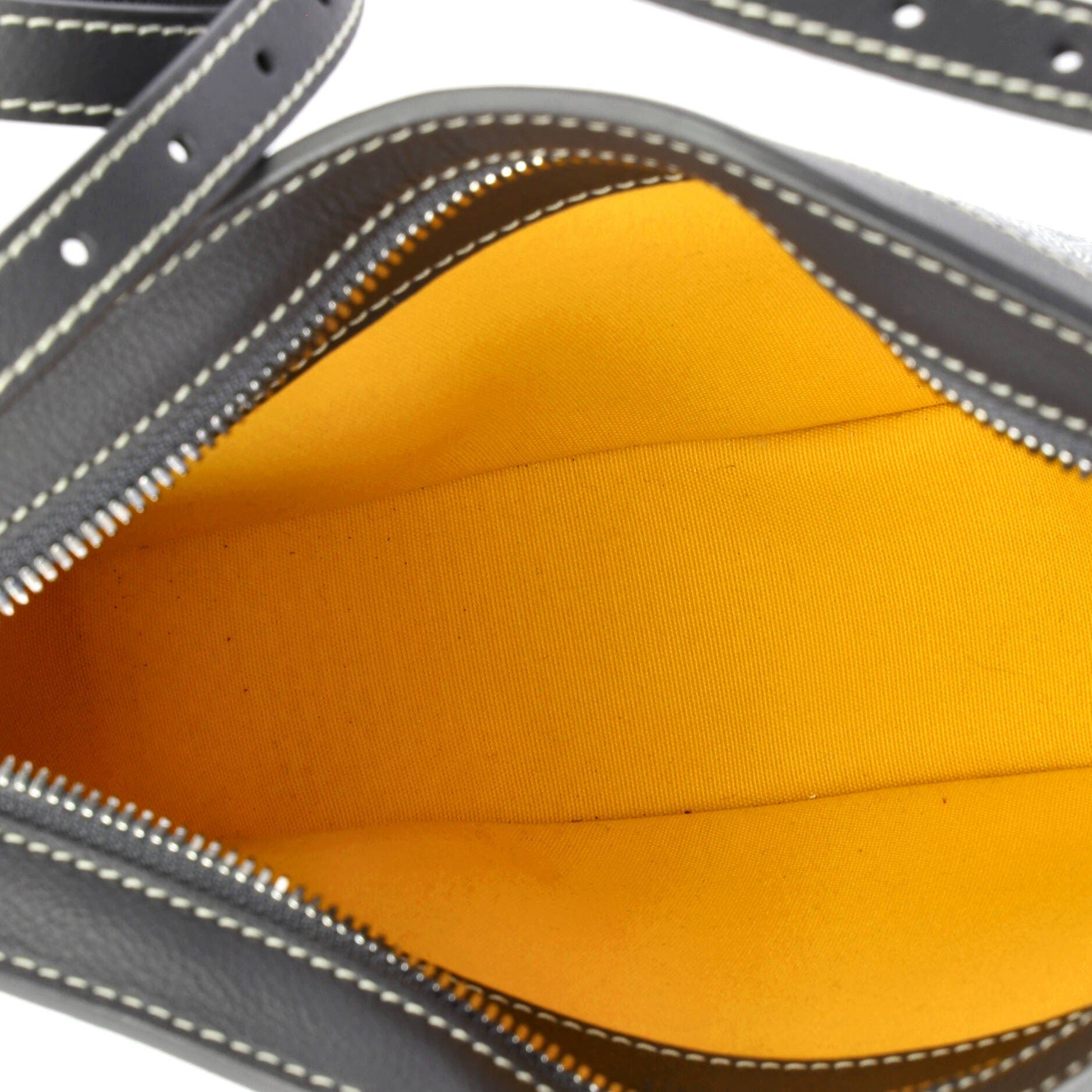 Pre-Owned Goyard Hirondelle Shoulder Bag Coated Canvas and Leather, Alternate, color, Gray